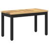 vidaXL Mesa de centro Branco e Preto 60,5 x 30 x 36 cm