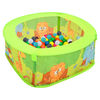 vidaXL Piscina de bolas com 300 bolas para crian&ccedil;as 75x75x32 cm
