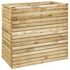 vidaXL Vaso/floreira jardim 100x50x100 cm madeira de pinho impregnada