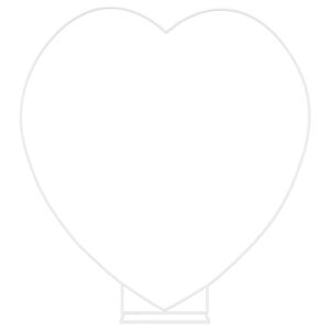 vidaXL Arco de Casamento Branco 195 x 35 x 211 cm A&ccedil;o