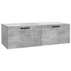 vidaXL Gabinete de TV de Parede Cinzento Cimento 98 x 41 x 30 cm