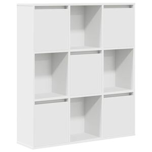 vidaXL Estante 89x24x101,5 cm derivados de madeira branco