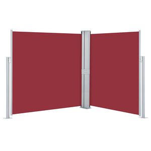 vidaXL Toldo lateral retrátil 170x600 cm vermelho