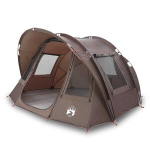 vidaXL Tenda de pesca para 2 pessoas imperme&aacute;vel castanho