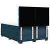 vidaXL Cama boxspring com colch&atilde;o 140x190 cm veludo azul