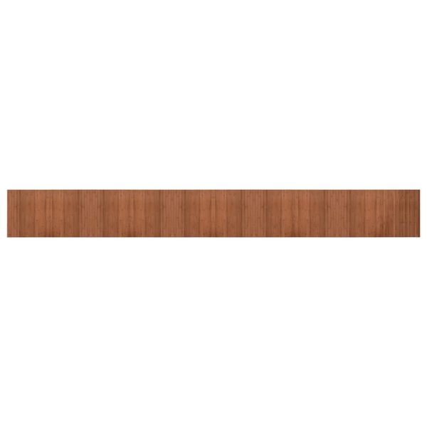 vidaXL Tapete retangular 60x500 cm bambu castanho