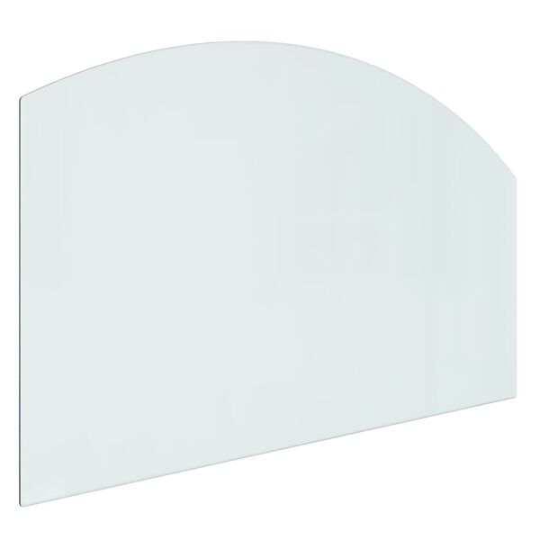 vidaXL Placa de vidro para lareira 100x60 cm