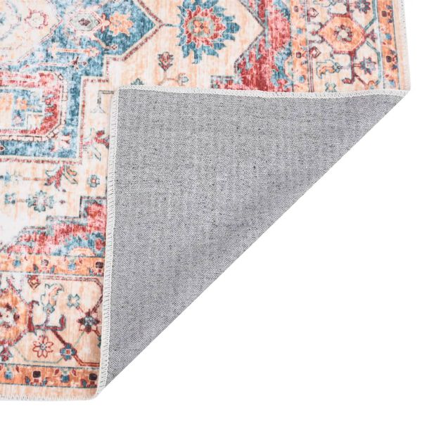 vidaXL Tapete estampado lav&aacute;vel poli&eacute;ster 180x270 cm multicor