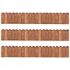 vidaXL Bordaduras em rolo 3 pcs 120 cm madeira de pinho impregnada