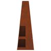 vidaXL Fire Pit Castanho 35 x 35 x 100 cm A&ccedil;o Corten