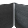 vidaXL Canteiro elevado de jardim 300x100x91 cm WPC cinzento
