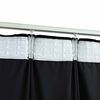 vidaXL Cortinas blackout com ganchos 2 pcs 140x245 cm veludo preto