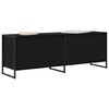 vidaXL Gabinete para TV Carvalho Preto 140 x 36 x 49.5 cm