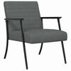 vidaXL poltrona Cinza Escuro 59 x 75 x 78 cm tecido