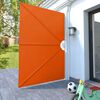 vidaXL Toldo lateral dobrável para terraço 240x160 cm terracota
