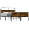 vidaXL Estrutura cama s/ colch&atilde;o derivados de madeira carvalho sonoma