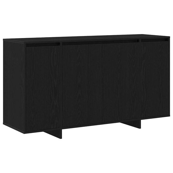 vidaXL Buffet Carvalho Preto 135 x 41 x 75 cm Madeira processada