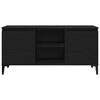 vidaXL Gabinete para TV Carvalho Preto 102 x 35 x 50 cm