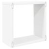 vidaXL Prateleiras parede forma de cubo 4 pcs 30x15x30cm branco/sonoma