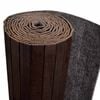vidaXL Biombo/divisória de sala 250x165 cm bambu castanho escuro