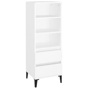 vidaXL Aparador 40x36x110 cm derivados de madeira branco