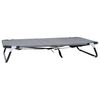 vidaXL Cama para Cachorro Manual Cinzento-claro 105 x 65 x 18 cm A&ccedil;o