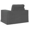 vidaXL Sof&aacute; 60cm Cinza Escuro Metal