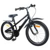 vidaXL Bicicleta Infantil 22 Polegadas para 7-12 anos Preto
