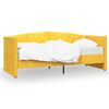 vidaXL Sof&aacute;-cama c/ sa&iacute;da USB 90x200 cm veludo amarelo