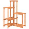vidaXL Suporte de plantas 62,5x61,5x101,5 cm madeira de abeto maci&ccedil;a
