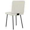 vidaXL Cadeiras de jantar 4 pcs veludo cor creme