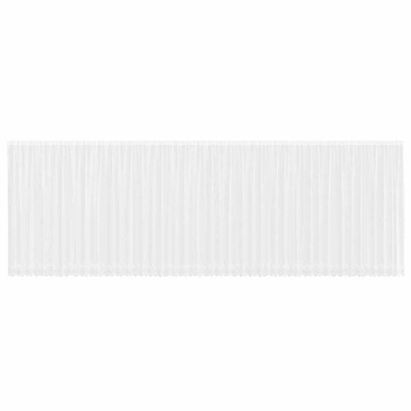 vidaXL Cortina de Renda com cortinas Branco 200 x 1200 cm Poli&eacute;ster
