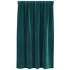vidaXL Cortinas opacas 2 pcs Verde Escuro 140 x 140 cm Veludo