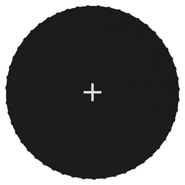 vidaXL Tapete de salto para trampolim 3,05 m redondo preto