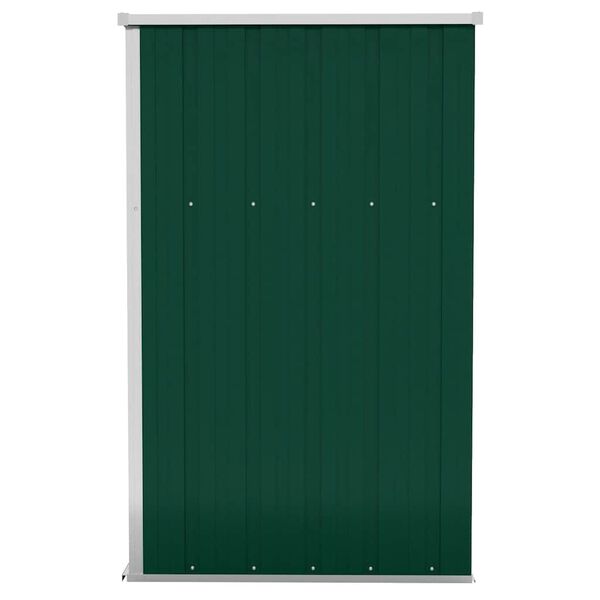 vidaXL Abrigo suspenso p/ jardim 118x100x178 cm aço galvanizado verde
