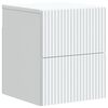 vidaXL Gabinete de Canto Montado na Parede Branco 33 x 34,5 x 40 cm