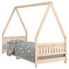 vidaXL Estrutura de cama infantil 80x200 cm madeira de pinho maci&ccedil;a