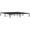 vidaXL Estrutura de cama 200x200 cm metal preto