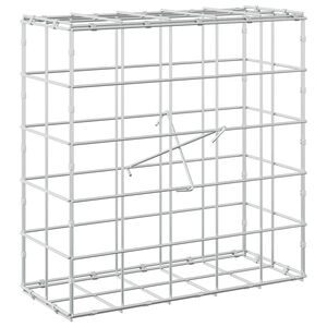 vidaXL Gabione com Fio de 3,5 mm e Malha de 10x10 cm 50x20x50 cm