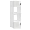 vidaXL Arm&aacute;rios forno 2pcs Lucca derivados madeira branco brilhante