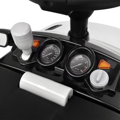 Motocicleta eléctrica Land Rover 348 para crianças com musica - branca