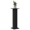 vidaXL Suporte para Plantas 2 pcs Carvalho Preto 30 x 30 x 95 cm