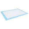 vidaXL Pad de Treinamento para Pets 50 pcs Azul e Branco 60 x 45 cm