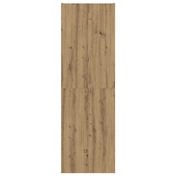 vidaXL Aparador alto 60x32x190 cm derivados madeira carvalho artisiano