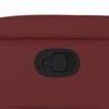 vidaXL Poltrona reclin&aacute;vel elevat&oacute;ria couro artificial vermelho tinto