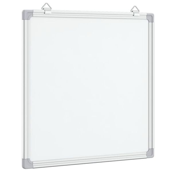 vidaXL Quadro branco magnético 60x60x1,7 cm alumínio