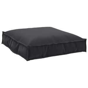vidaXL Almofada Preto 70 x 70 x 12 cm Tecido Oxford