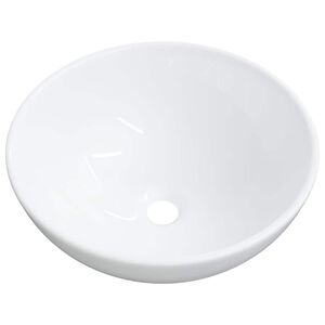vidaXL Lavat&oacute;rio Branco 28x28x10 cm Cer&acirc;mica