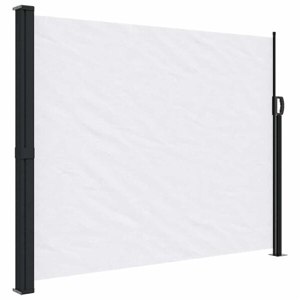 vidaXL Toldo lateral retr&aacute;til 160x600 cm branco