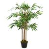 vidaXL Planta de bambu artificial Twiggy com vaso 90 cm